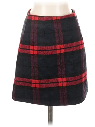 Pre-owned Lucy Paris Wool Skirt In Red
