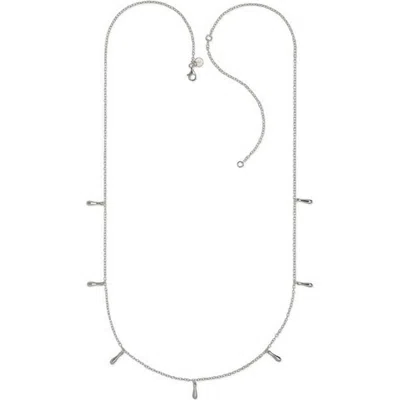 Lucy Quartermaine 7 Drip Necklace 28" Or 32" In Sterling Silver
