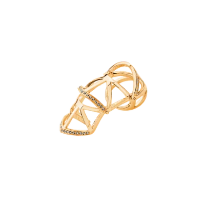 Lucy Quartermaine Art Deco Armour Ring