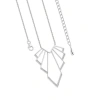 Lucy Quartermaine Chrysler Art Deco Pendant In Sterling Silver