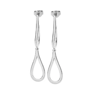 Lucy Quartermaine Double Petal Earrings In Sterling Silver