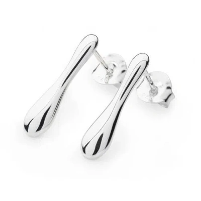 Lucy Quartermaine Drop Studs In Sterling Silver