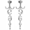 Lucy Quartermaine Women's Solid Sterling Silver Element Chandelier Earrings In Sterling Silver