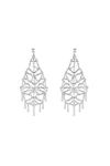 Lucy Quartermaine Element Web Earrings In Metallic
