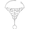 Lucy Quartermaine Elements Hand Chain Bracelet In Sterling Silver
