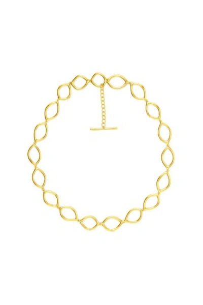Lucy Quartermaine Eternal Volcan Necklace In Gold