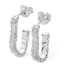 Lucy Quartermaine Hula Half Hoop Earring In Sterling Silver