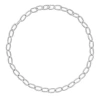 Lucy Quartermaine Hula Linked Necklace In Sterling Silver