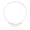 Lucy Quartermaine Key Necklace In Sterling Silver
