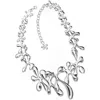 Lucy Quartermaine Large Splash Necklace In Sterling Silver