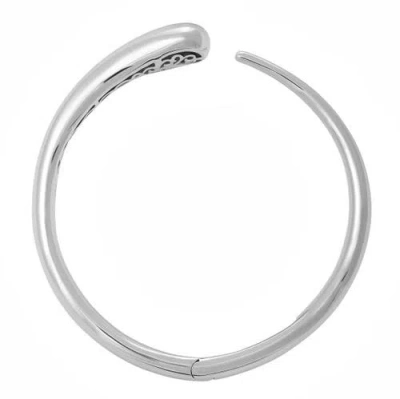 Lucy Quartermaine Luna Bangle In Sterling Silver