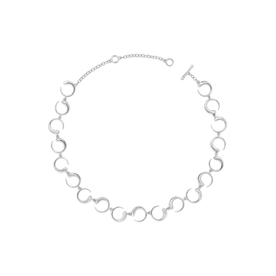 Lucy Quartermaine Luna Necklace In White