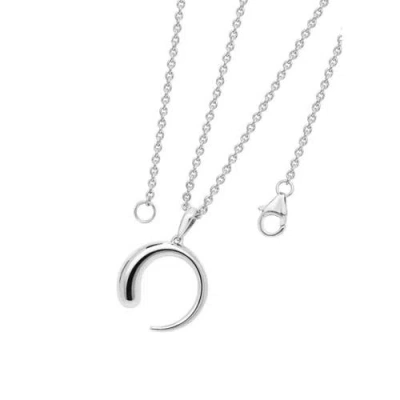 Lucy Quartermaine Luna Pendant In Sterling Silver