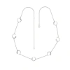 Lucy Quartermaine Luna Station Necklace In Sterling Silver