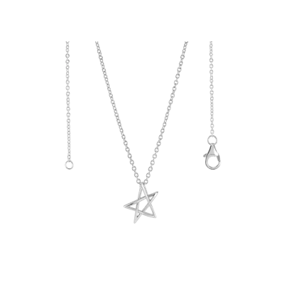 Lucy Quartermaine Mini Sol Star Pendant In Silver