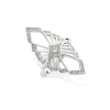 Lucy Quartermaine Mirror Chrysler Ring In Sterling Silver