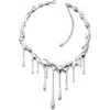 Lucy Quartermaine Multi Drop Necklace In Sterling Silver