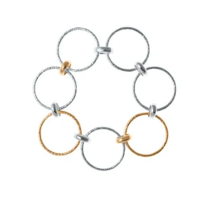 Lucy Quartermaine Multi Finish Hula Bracelet In Multi Color