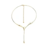 Lucy Quartermaine One Drop Necklace In Gold