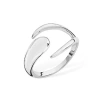 Lucy Quartermaine Open Luna Ring In Sterling Silver