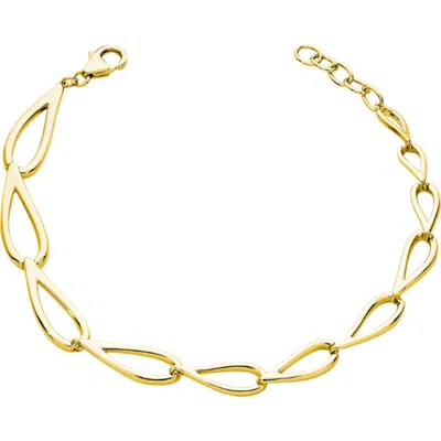 Lucy Quartermaine Petal Bracelet In Gold