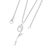 Lucy Quartermaine Q Pendant With Drop In Sterling Silver