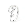 Lucy Quartermaine Q Ring In Sterling Silver