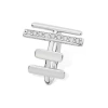 Lucy Quartermaine Quad Key Ring In Sterling Silver