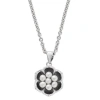 Lucy Quartermaine Royal Pearl Flower Pendant In Sterling Silver