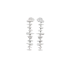 Lucy Quartermaine Shard Drop Earrings In Sterling Silver