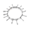 Lucy Quartermaine Short Drop Bangle In Sterling Silver
