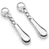 Lucy Quartermaine Short Drop Earrings In Sterling Silver