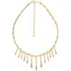 Lucy Quartermaine Short Multi Drop Necklace In Gold