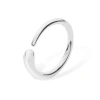 Lucy Quartermaine Single Drop Ring In Sterling Silver