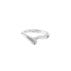 Lucy Quartermaine Skinny Drip Ring In Sterling Silver