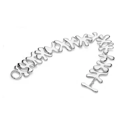Lucy Quartermaine Splash Bracelet In Sterling Silver
