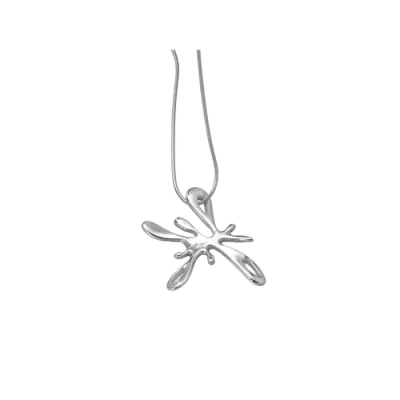 Lucy Quartermaine Splash Pendant 1 In Sterling Silver