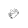 Lucy Quartermaine Splash Ring In Sterling Silver