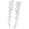 Lucy Quartermaine Splash Taper Drop Earring In Sterling Silver