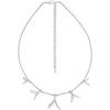 Lucy Quartermaine Sycamore Station Necklace In Sterling Silver