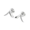 Lucy Quartermaine Sycamore Studs In Sterling Silver