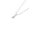Lucy Quartermaine V Drop Pendant In Sterling Silver