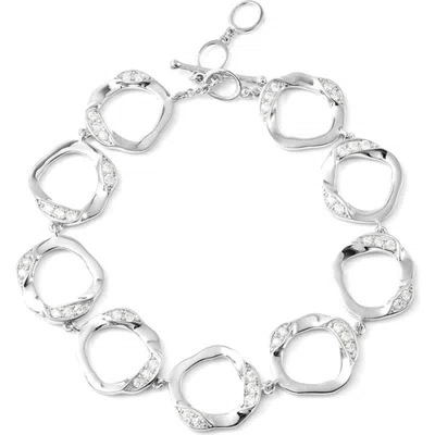 Lucy Quartermaine Volcan Bracelet In Sterling Silver