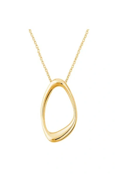 Lucy Quartermaine Volcan Pendant In Gold