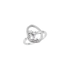 Lucy Quartermaine Volcan Ring In Sterling Silver