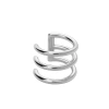 Lucy Quartermaine Waterfall Triple Ear Cuff In Sterling Silver