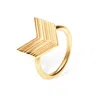 Lucy Quartermaine Women's Art Deco Arrow Ring In Gold Vermeil In Gold