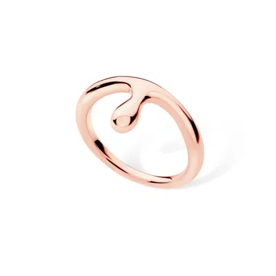 Lucy Quartermaine Women's Dripping Ring In Rose Gold Vermeil