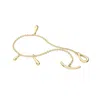 Lucy Quartermaine Women's Drop Bracelet Gold Vermeil In Gold