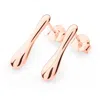 Lucy Quartermaine Women's Drop Studs In Rose Gold Vermeil In Gold